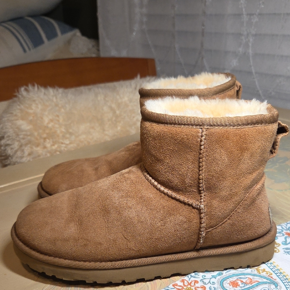 UGG Tan Ankle Boots